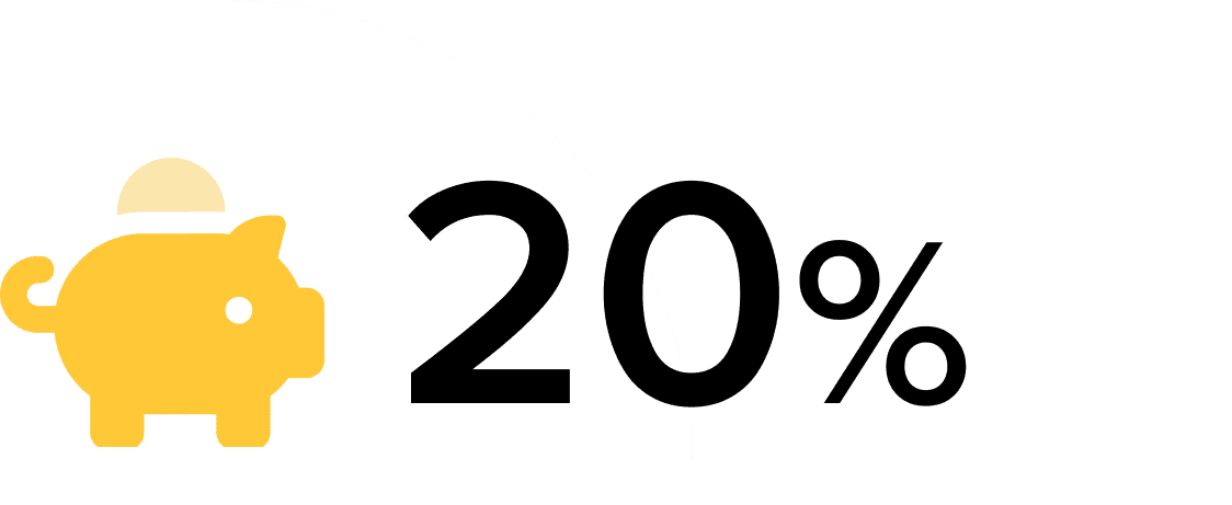 save 20%