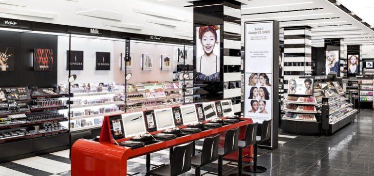 women cosmetics store