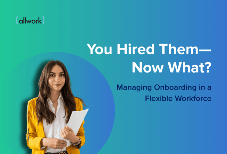 HR professional reviewing onboarding compliance checklist for flexible workforce