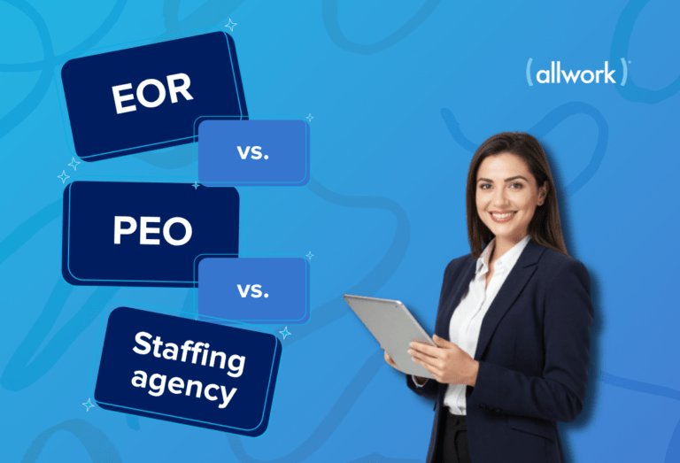 eor vs. peo vs. staffing agency