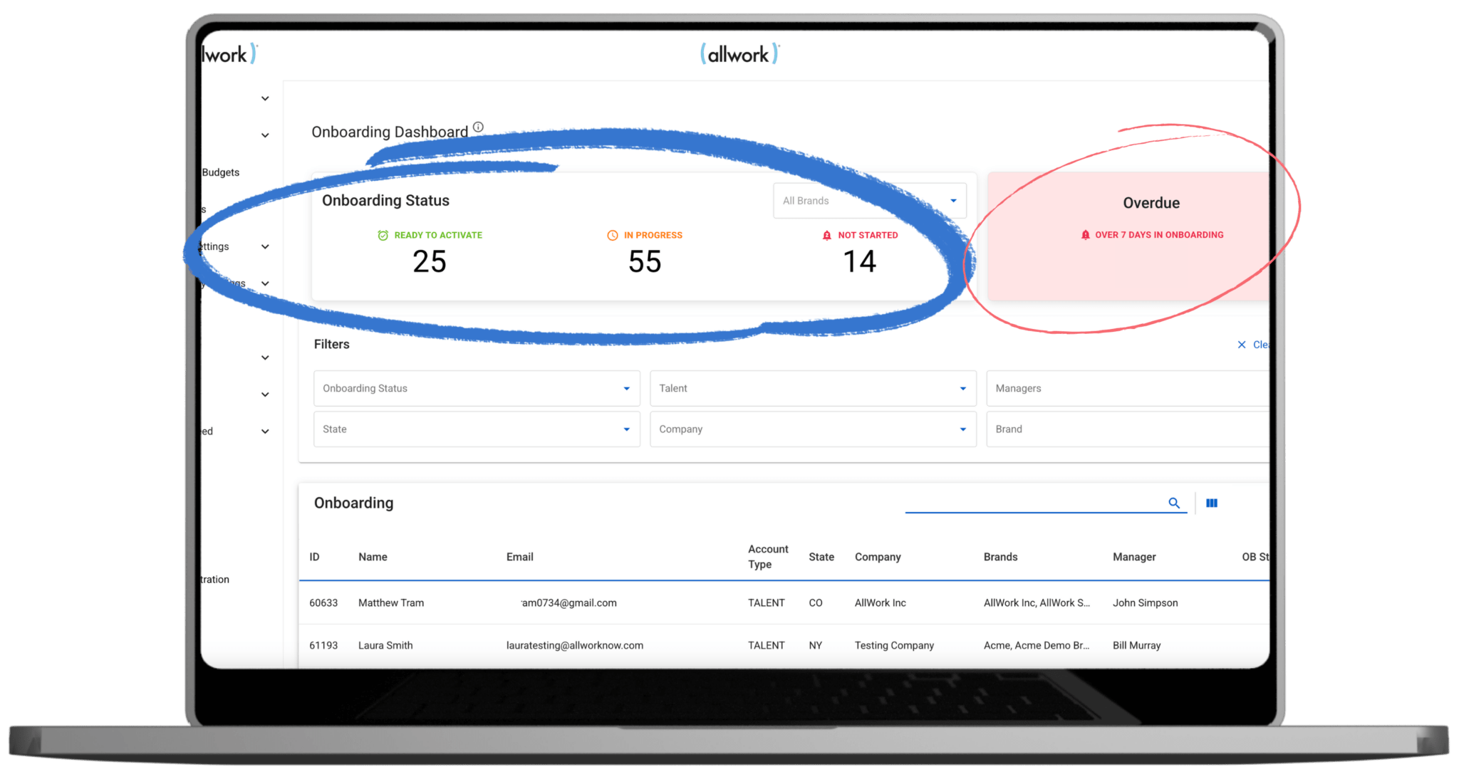 onboarding in allwork