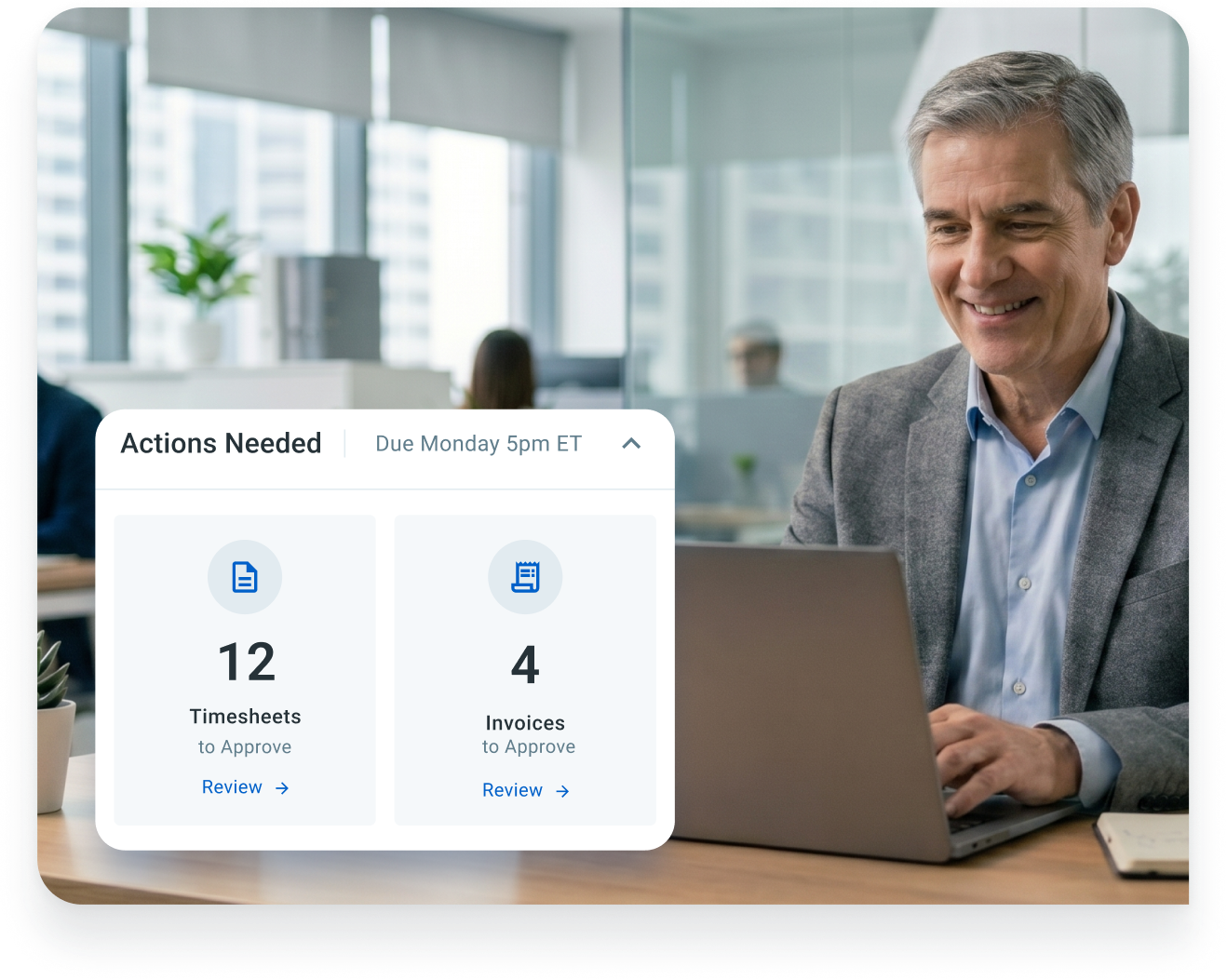 Corporate dashboard preview
