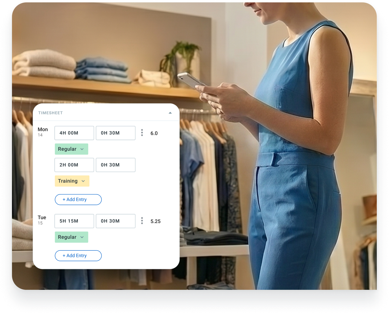 Talent mobile app preview